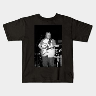 Randy Bachman BW Photograph Kids T-Shirt